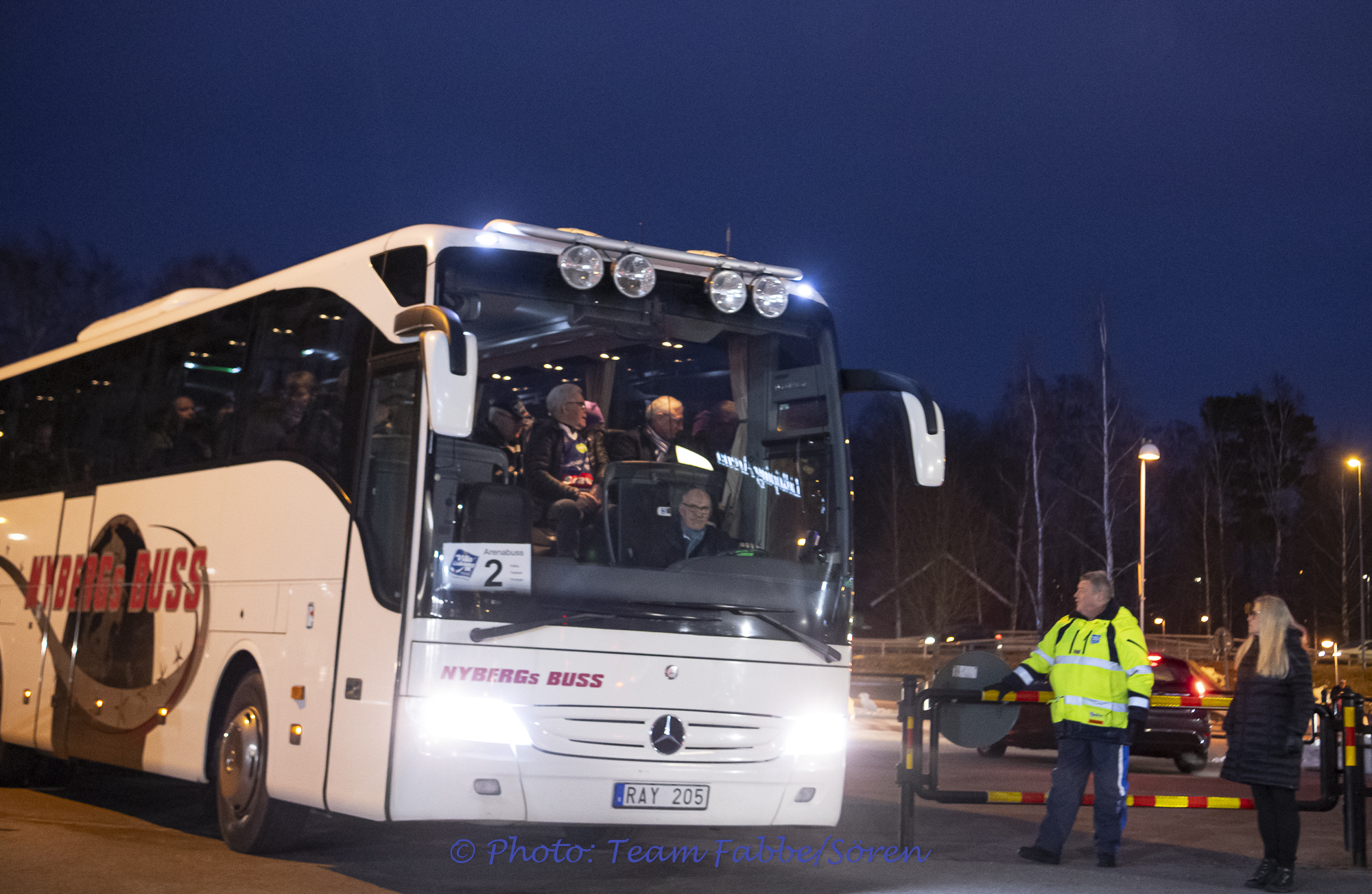Ändrade avgångstider för Arenabussarna