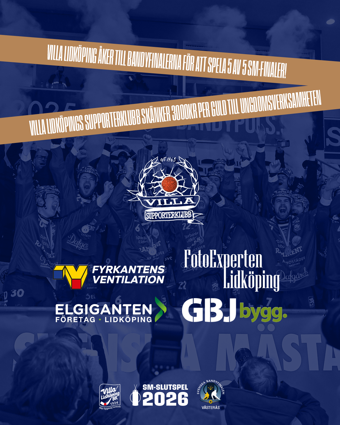 SUPPORTERKLUBBEN SKÄNKER SUPPORTERKLUBBEN SKÄNKER