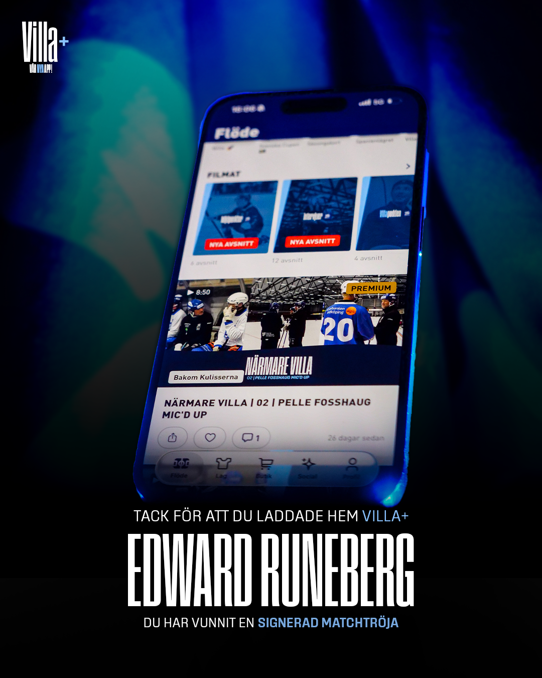 Edward Runeberg matchtröja